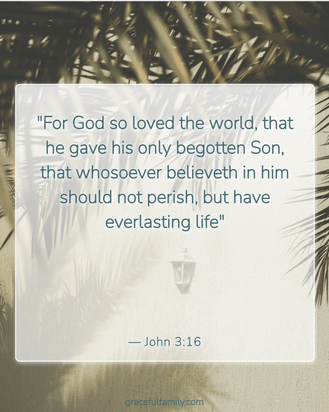 Bible Verses for Children to Memorize (John 3:16)
