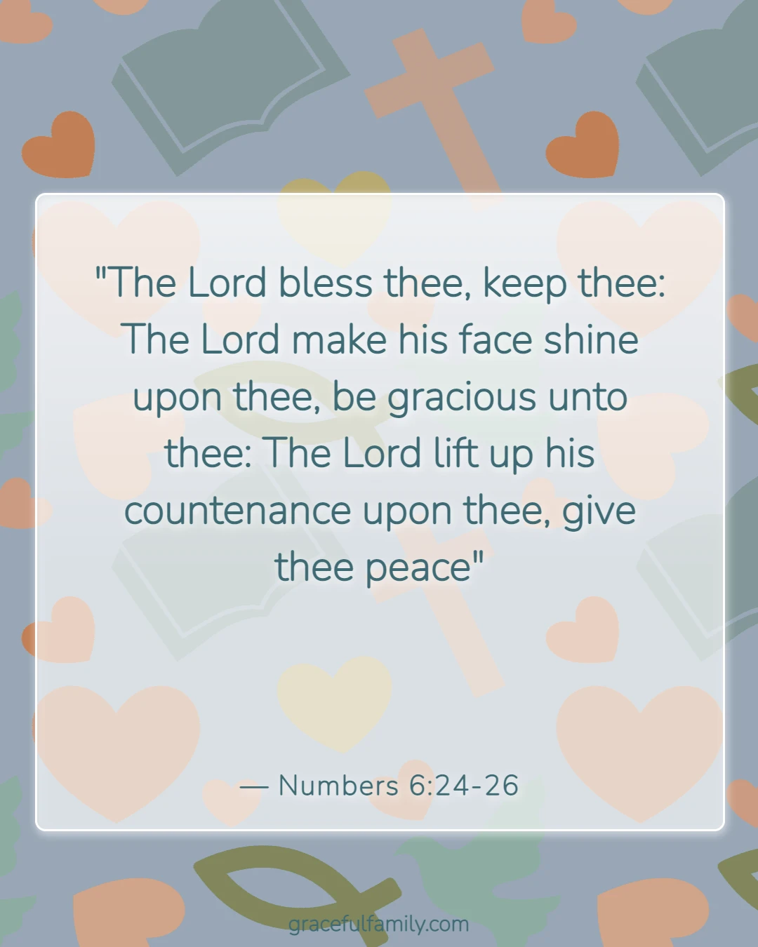 Bible Verses for Mothers (Numbers 6:24-26)