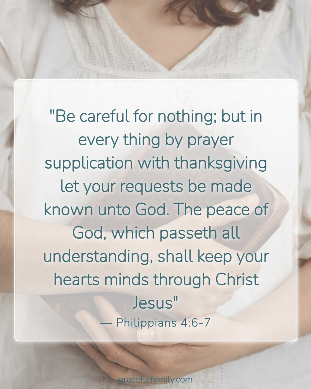 Bible Verses for Children to Memorize (Philippians 4:6-7)