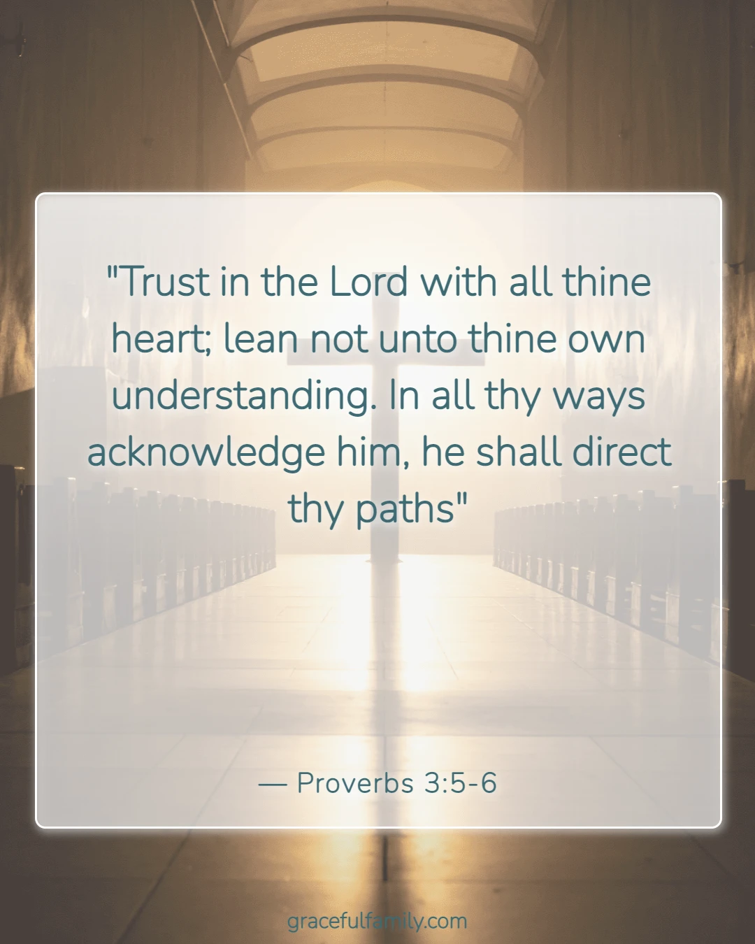 Bible Verses for Mothers (Proverbs 3:5-6)