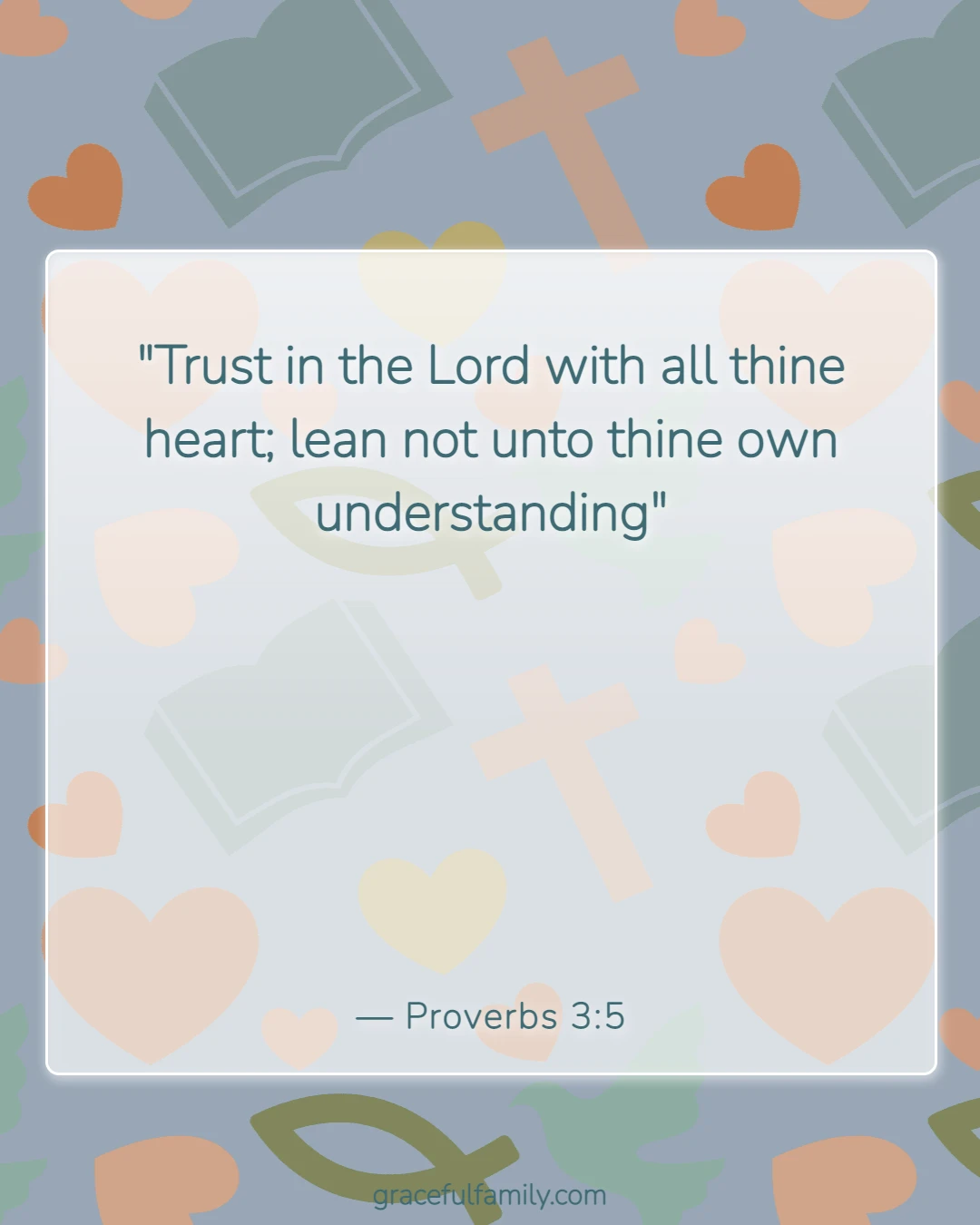 Bible Verses for Children to Memorize (Proverbs 3:5)