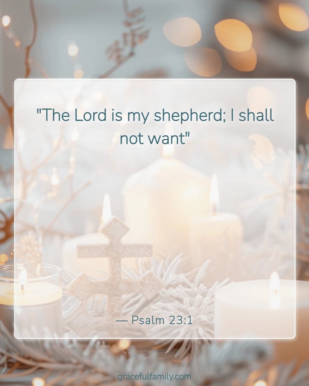 Bible Verses for Children to Memorize (Psalm 23:1)